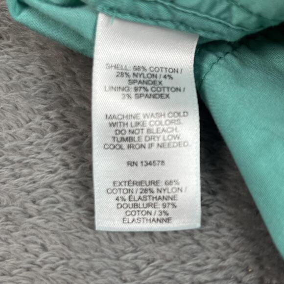 Vineyard Vines Anorak Pullover Mens Medium Navy Teal Hooded Half Zip Colorblock - Picture 11 of 12